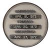 Image 2 : John Young’s Apollo 16 Flown Robbins Medal