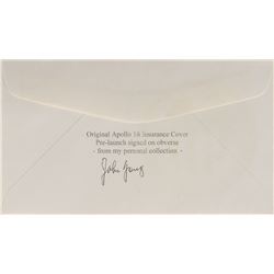 John Young’s Apollo 16 Pre-Launch Signed Cover