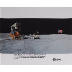 Charlie Duke Oversized Signed Photograph