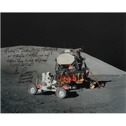 Gene Cernan Oversized Signed Photograph