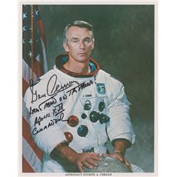 Gene Cernan Signed Photograph