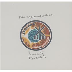 Skylab 2: Paul Weitz’s Pair of Signed Skylab I Beta Patches