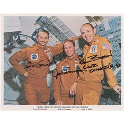 Skylab 2 and 3 Collection of Four Signed Items