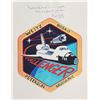 Image 1 : STS-6: Paul Weitz Signed Patch Design Artwork