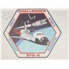 Image 2 : STS-6: Paul Weitz Signed Patch Design Artwork