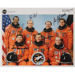 Collection of (5) Space Shuttle Signed Photographs: STS-40, 49, 50, 51, and 55