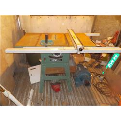 GENERAL INTERNATIONAL TABLE SAW WITH PRECISION FENCE KIT LOCATED IN VAN BOX