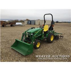 2013 JOHN DEERE 2320 MFD UTILITY TRACTOR