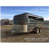 Image 1 : 2001 GOERTZEN 16 FT. STOCK TRAILER