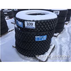 (4) ROADLUX 11R24.5 DRIVE TIRES