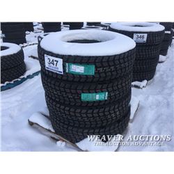 (4) AUPLUS 11R22.5 16 PLY TRUCK TIRES