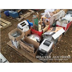 DEEP FRYER, DISHES, CUPS, HOUSEHOLD SUPPLIES