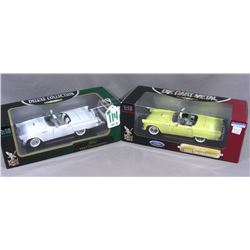 TWO ROAD SIGNATURE 1:18 SCALE 1957 FORD THUNDERBIRDS