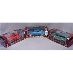 THREE ROAD LEGENDS 1:18 COLLECTION CARS