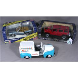 THREE MISC. BRAND 1:18 DIE CAST VEHICLES