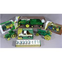 GROUP OF SEVEN MISC. JOHN DEERE TRACTORS AND