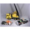 Image 1 : THREE VINTAGE METAL NYLINT MISC. TRUCKS
