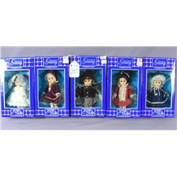 GROUP OF FIVE VOGUE "WORLD OF GINNY DOLLS"