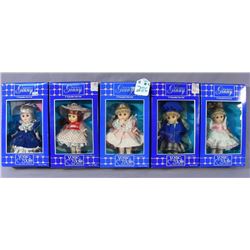 GROUP OF FIVE VINTAGE VOGUE "GINNY" DOLLS