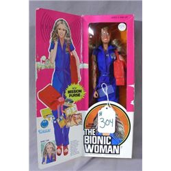 1977 KENNER "THE BIONIC WOMAN" WITH NEW MISSION PURSE