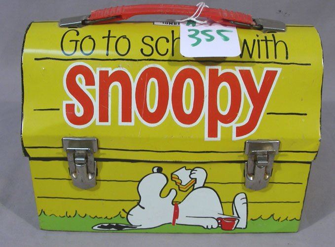 snoopy lunch box 1968