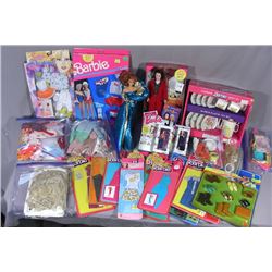 BOX OF VINTAGE MATTEL BARBIE MEMORABILIA