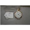 Image 1 : Gent's 18kt gold cased key wind pocket watch with white porcelain Roman numeral dial, circa 1875, wo