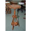 Image 1 : Antique candle table with tri-pod base