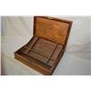 Image 2 : Intricately carved book motif letter box with removable tray