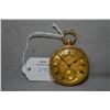 Image 1 : Gent's 18kt yellow gold key wind John Forrest London pocket watch, serial # 46362 with hand engraved