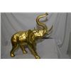 Image 1 : Large brass elephant 28" in height