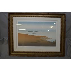 Framed serigraph limited edition "Cattle Point" 145/169 pencil signed by artist