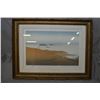Image 1 : Framed serigraph limited edition "Cattle Point" 145/169 pencil signed by artist