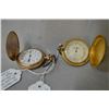 Image 1 : Waltham 17 jewel, double sunk Railroad watch with 24 hour dial and second sweep plus a gold filled p