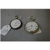 Image 1 : Waltham 7 jewel sterling silver 1950's pocket watch with Arabic dial and second sweep, working at ti