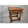 Image 1 : Antique English oak joint stool 18" in height