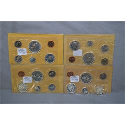 Four Canadian decimal sets including 1962, 1963, 1964 and 1965