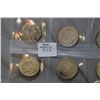 Image 2 : Ten Canadian fifty cent pieces all pre-1967