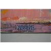 Image 2 : Oil on canvas "Pink and Orange Flowers" signed by artist Nedjo Jovanetic 24" x 20"