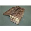 Image 2 : Large antique tool chest on castors with multi layered fitted interior