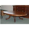 Image 1 : Victorian oval tilt top loo table repurposed into a coffee table