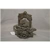 Image 1 : Antique clay dragon motif Chinese teapot 7" in height, see markings on base