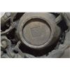 Image 2 : Antique clay dragon motif Chinese teapot 7" in height, see markings on base