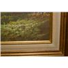 Image 2 : Gilt framed oil on canvas of a cottage scene signed by artist, 16" X 20"
