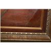 Image 2 : Vintage oil on canvas painting depicting a man resting by the fireplace smoking a pipe, signed by ar