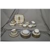 Image 1 : Hand painted Nippon teaset including eight each of lunch plates, bread plates, tea cups and saucer,
