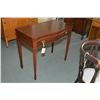 Image 1 : Regency style fold-over table with single drawer