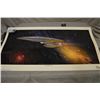 Image 1 : Unframed limited edition print " The USS Enterprise" signed by artists Rick Sternbach and Andy Probe