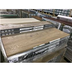 PALLET OF EURO STYLE HARBOUR OAK 12MM WIDE PLANK LAMINATE FLOORING