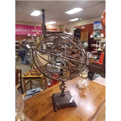 METAL SPINNING ARMILLARY SPHERE